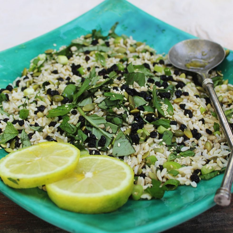 Detox Green Rice Salad Vitamin Sea Collective
